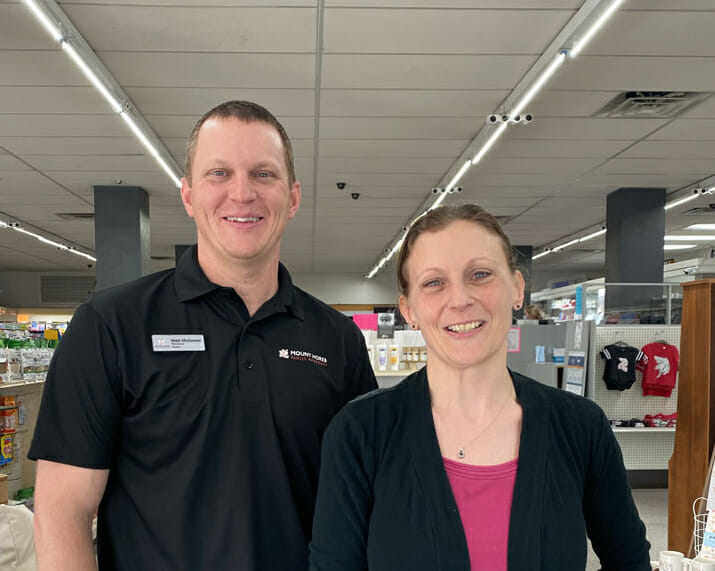 Matt & Jen, owners of Mt. Horeb Family Pharmacy